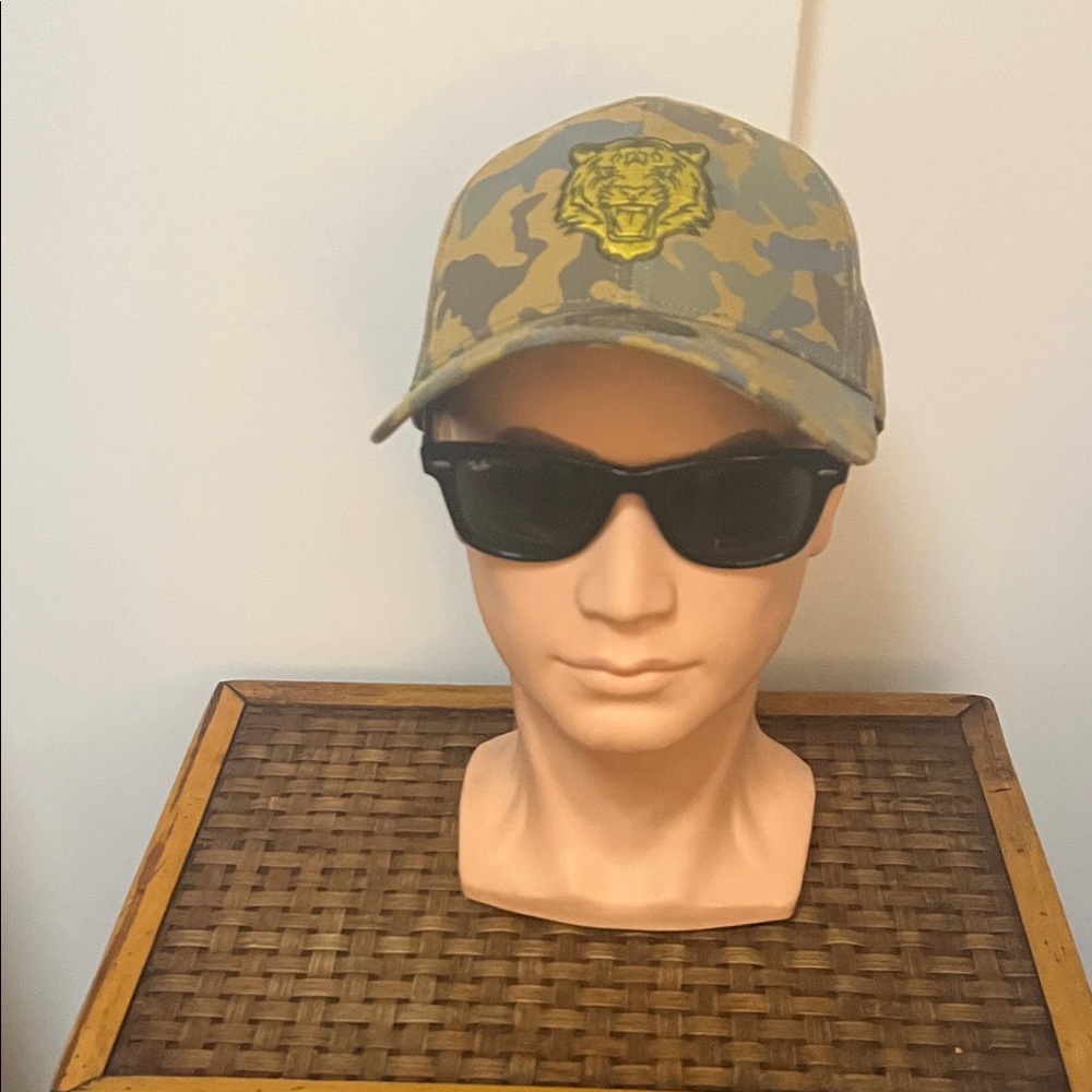 Camouflage Cap with Tiger Logo